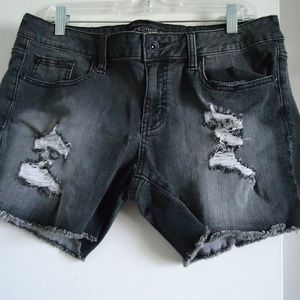 Black Wash Shorts